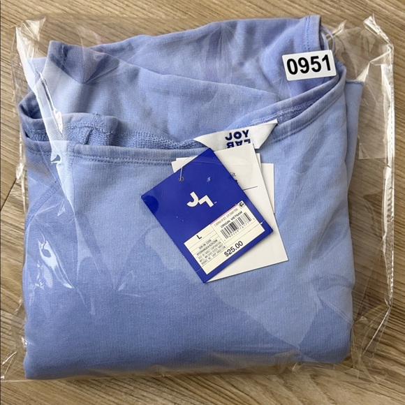 JoyLab™ Women's French Terry Off-The-Shoulder Sweatshirt - BLUE - XXS, XS & L - Picture 15 of 16